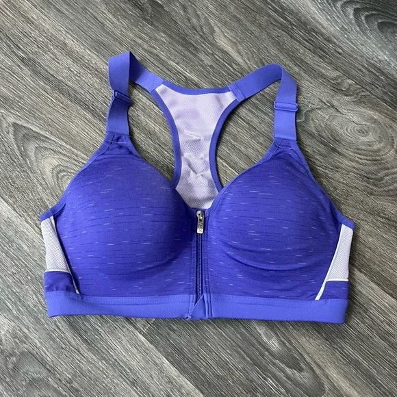 Victoria's Secret Knockout Front Close Sports Bra 34B High Support Molded Cup - Picture 1 of 6